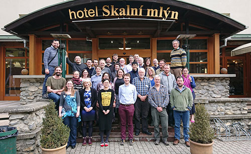 The HTAC team at hotel Skalni mlyn.